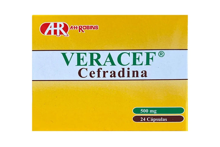 Veracef 500 Mg 24 Capsulas