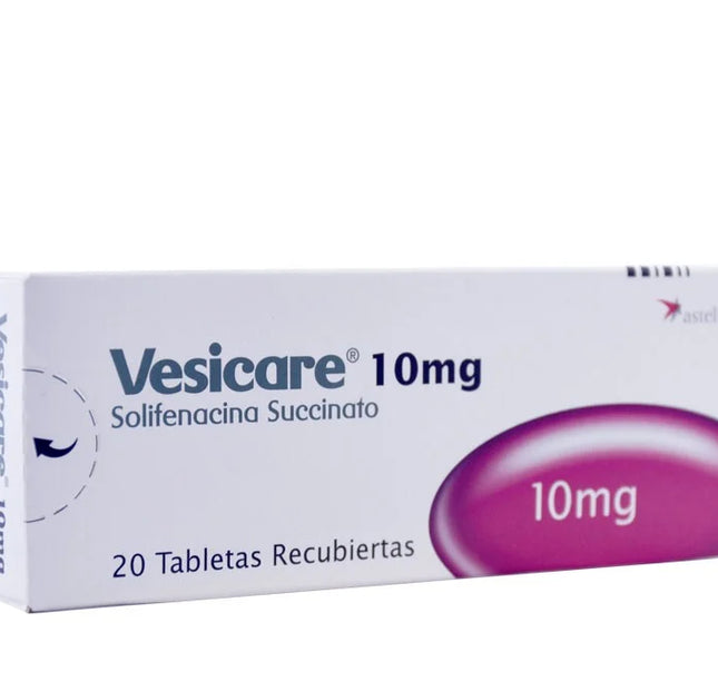Vesicare 10 Mg 20 Tabletas Recubiertas