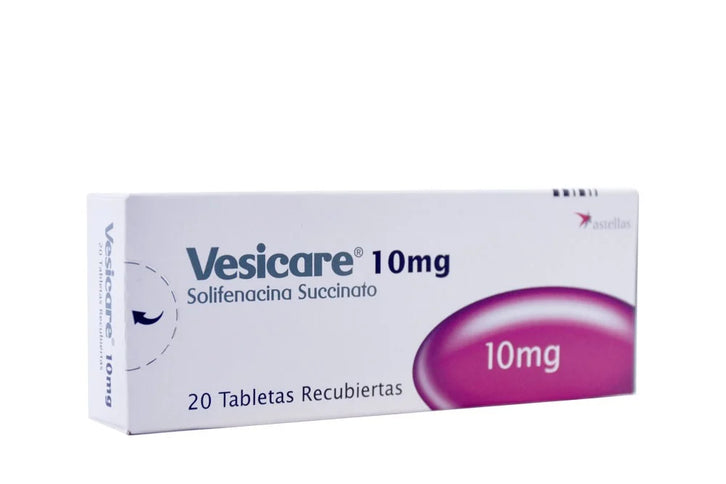 Vesicare 10 Mg 20 Tabletas Recubiertas