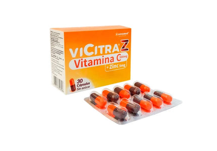 Vitamina C + Zinc Vicitra Z 30 Caps