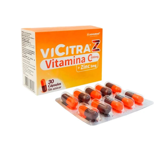 Vitamina C + Zinc Vicitra Z 30 Caps