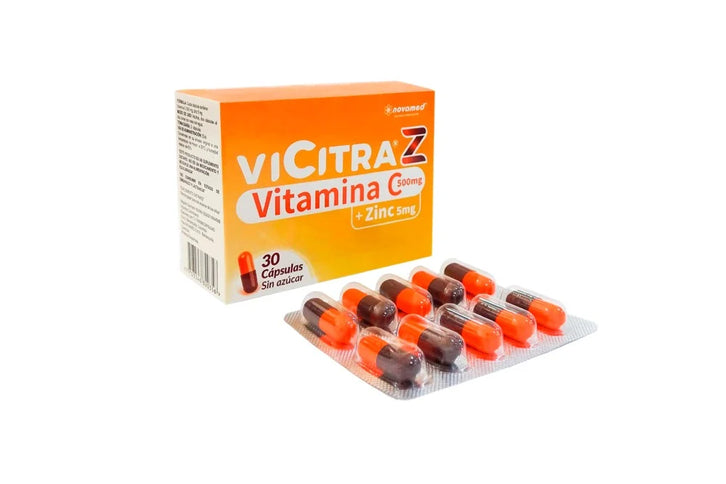 Vitamina C + Zinc Vicitra Z 30 Caps