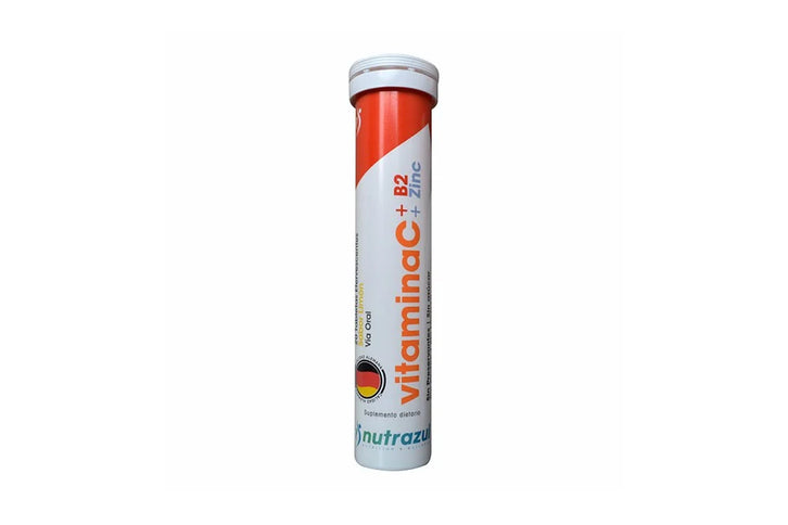 Vitamin C+Zin+B2 Nutrazul 20Tabletas Efervecentes