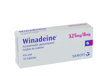 Winadeine 325/8 Mg 10 Tabletas