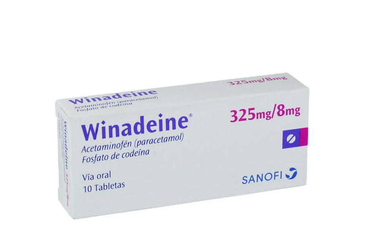 Winadeine 325/8 Mg 10 Tabletas
