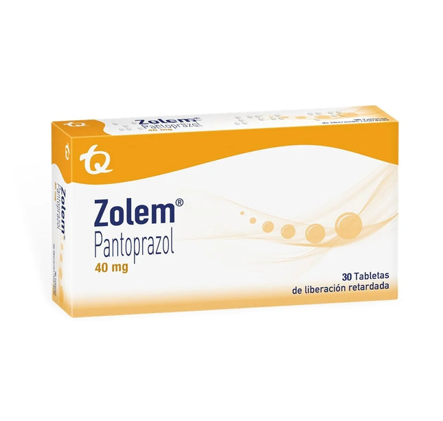 Zolem Pantoprazol 40 Mg 30 tabletas