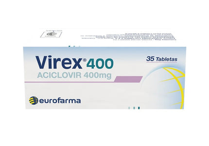 Virex 400 Mg 35 Tabletas