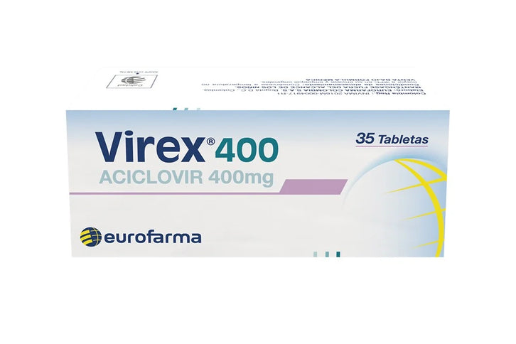 Virex 400 Mg 35 Tabletas