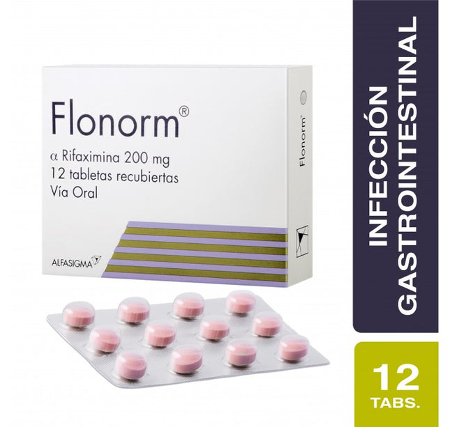Flonorm 200 Mg 12 Tabletas