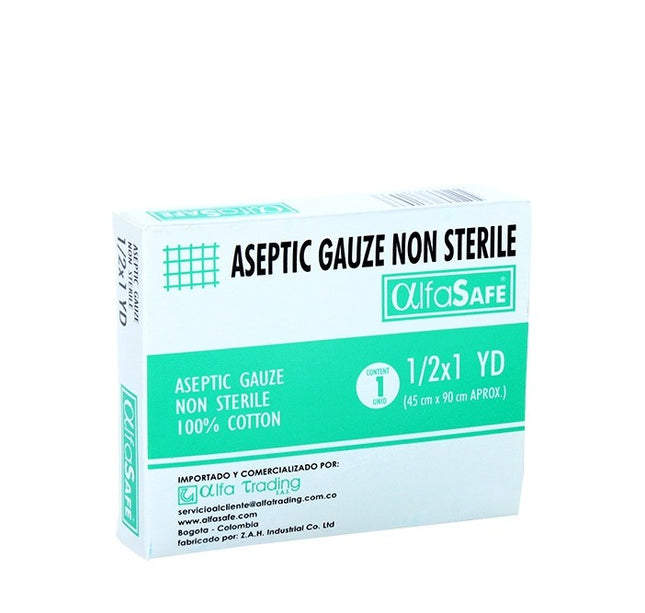 Gasa Alfa Aseptica 1/2X1