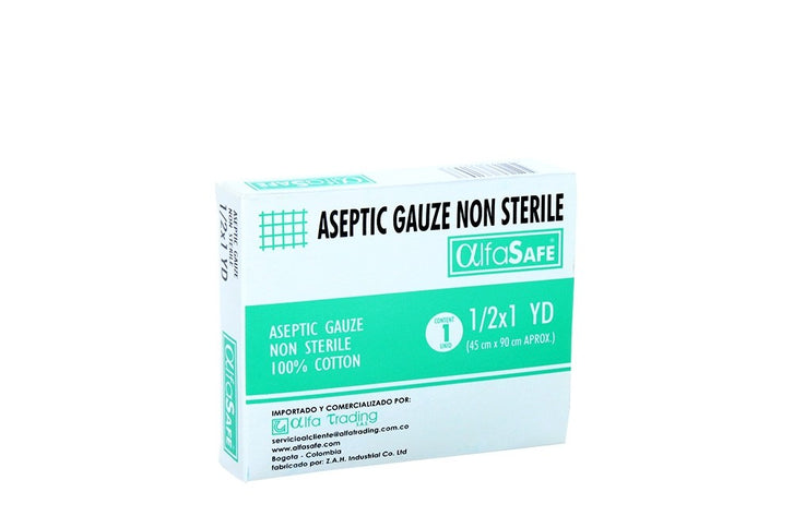 Gasa Alfa Aseptica 1/2X1