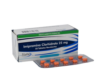 Imipramina 25 Mg 50 Tabletas Hp
