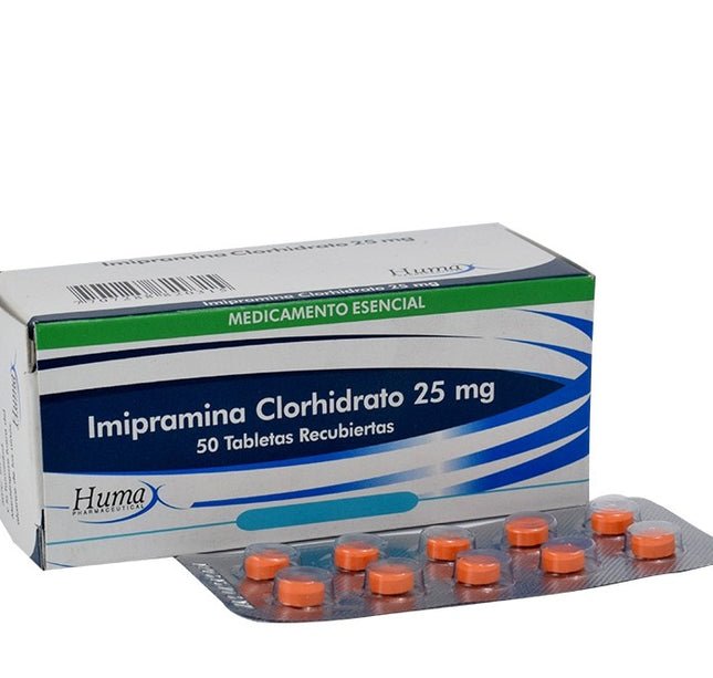 Imipramina 25 Mg 50 Tabletas Hp