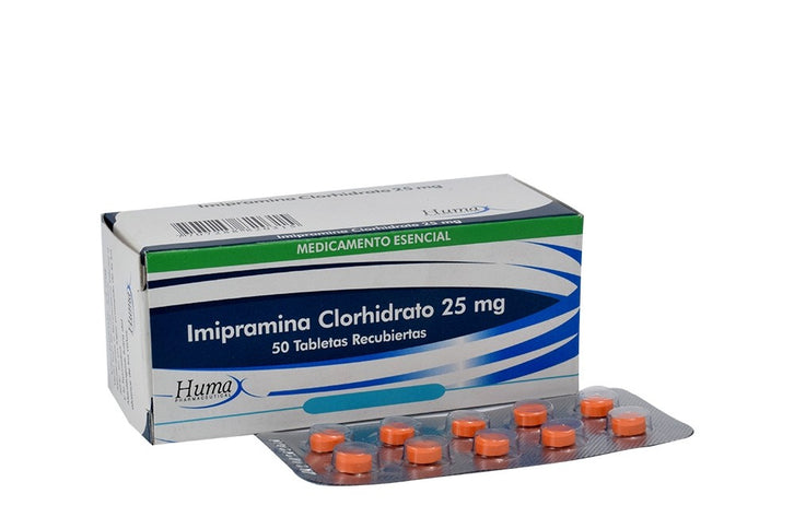 Imipramina 25 Mg 50 Tabletas Hp
