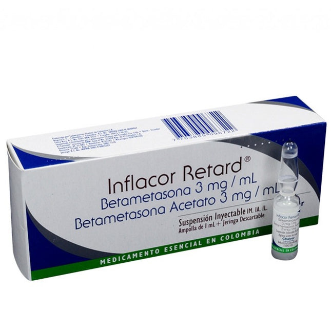 Inflacor Retard 3+3 Mg 1 Ml Ampolla