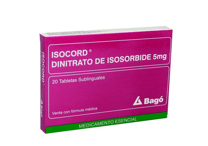 Isocord Subling 5 Mg 20 Tabletas