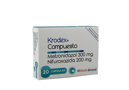 Krodex Compuesto 300 Mg 20 Capsulas Coa