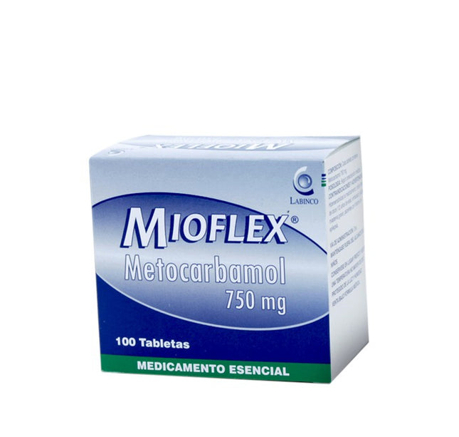 Mioflex 750 Mg 100 Tabletas