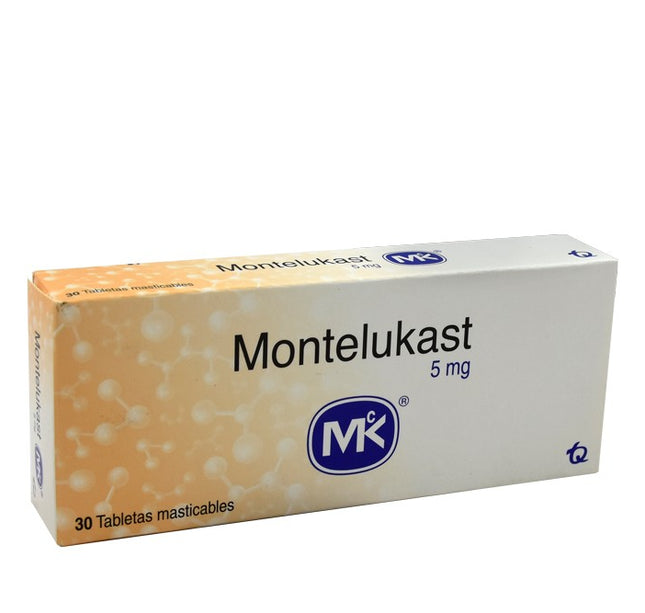 Montelukast 5 Mg 30 Tabletas M31437