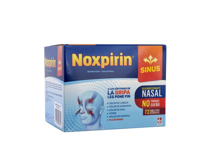 NOXPIRIN SINUS 72 TABLETAS