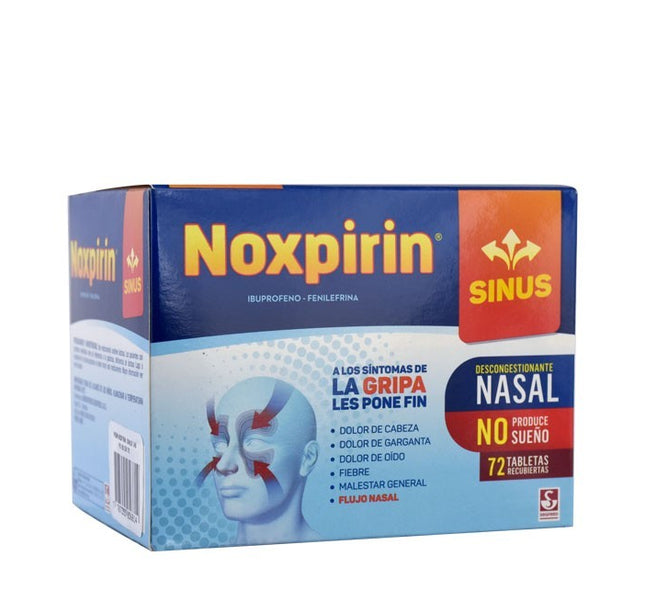 NOXPIRIN SINUS 72 TABLETAS