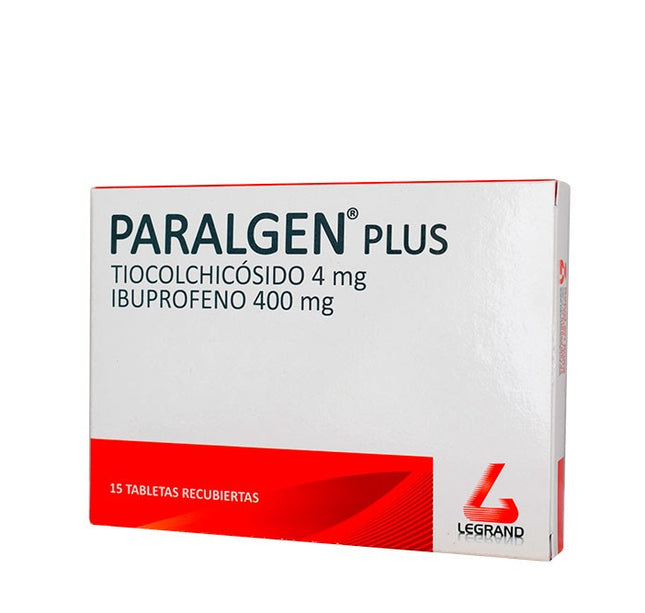 Paralgen Plus 15 Tabletas