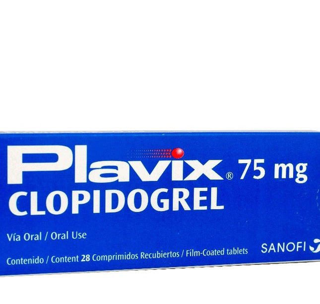 Plavix 75 Mg 28 Tabletas
