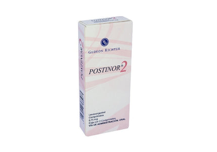 Postinor 2 0.75 Mg 2 Tabletas