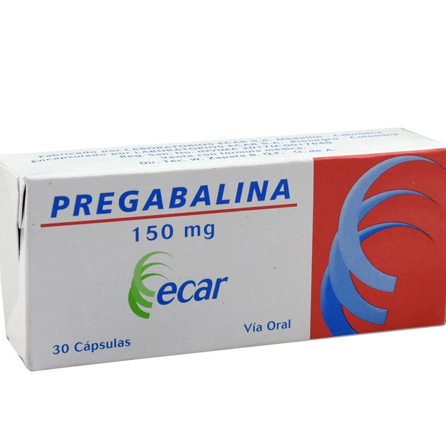 Pregabalina 150Mg 30 Capsulas Ecar