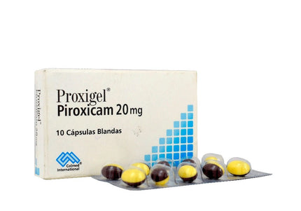 Proxigel Piroxicam 20 Mg 10 Capsulas