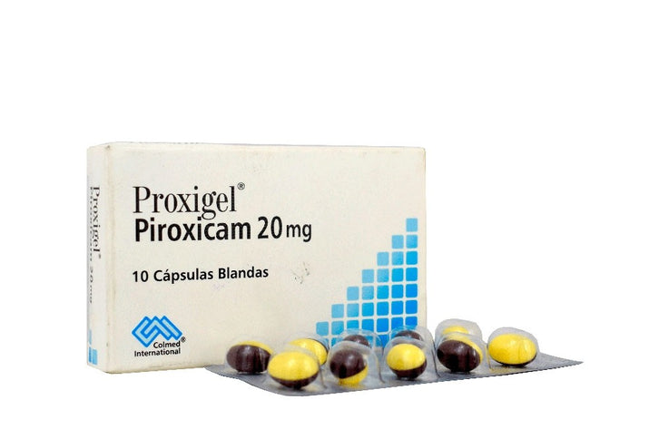 Proxigel Piroxicam 20 Mg 10 Capsulas