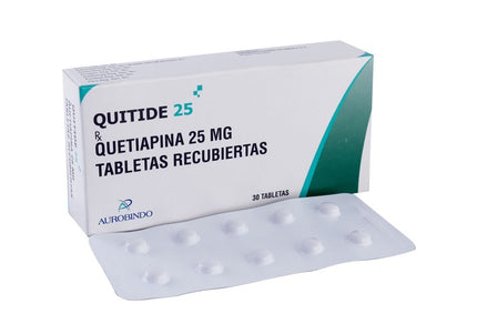 Quitide 25 Mg 30 Tabletas