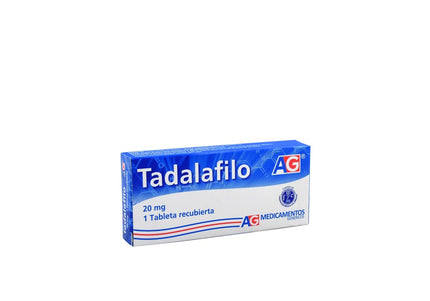 Tadalafilo 20 Mg 1 Tabletas Ag