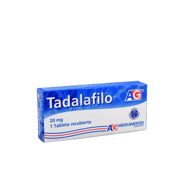 Tadalafilo 20 Mg 1 Tabletas Ag