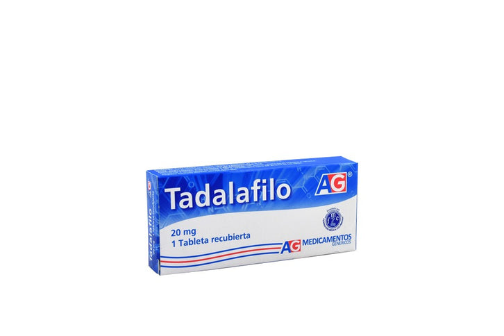 Tadalafilo 20 Mg 1 Tabletas Ag