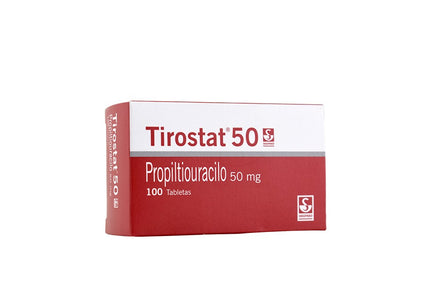 Tirostat 50 Mg 100 Tabletas