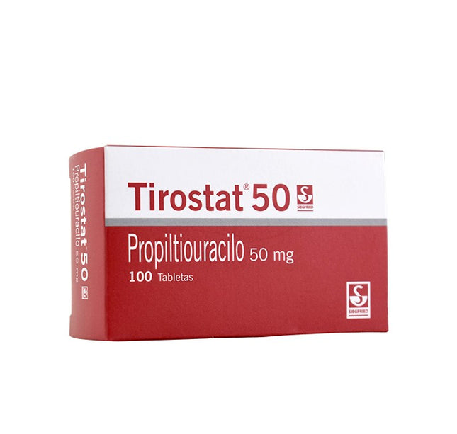 Tirostat 50 Mg 100 Tabletas