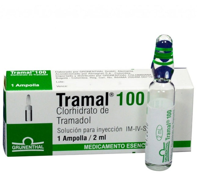 Tramal 100 Mg/2 Ml X 1 Ampolla