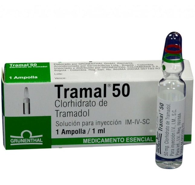 Tramal 50 Mg 10 Capsulas