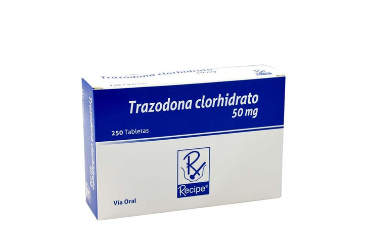 Trazodona 50 Mg 250 Tabletas Recubiertas