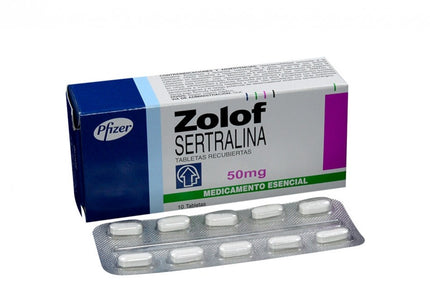 Zolof 50 Mg 10 Tabletas