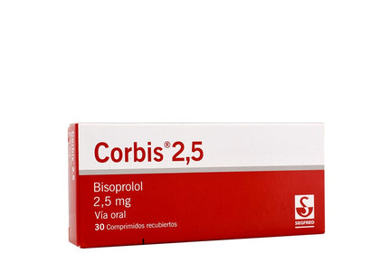 Corbis Bisoprolol 2.5 Mg 30 Tbs