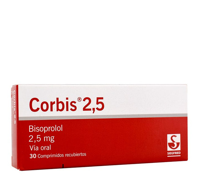 Corbis Bisoprolol 2.5 Mg 30 Tbs