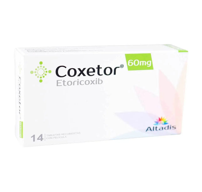 Coxetor 60 Mg 14 Tabletas Recubiertas
