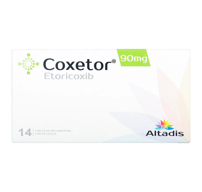 Coxetor 90 Mg 14 Tabletas