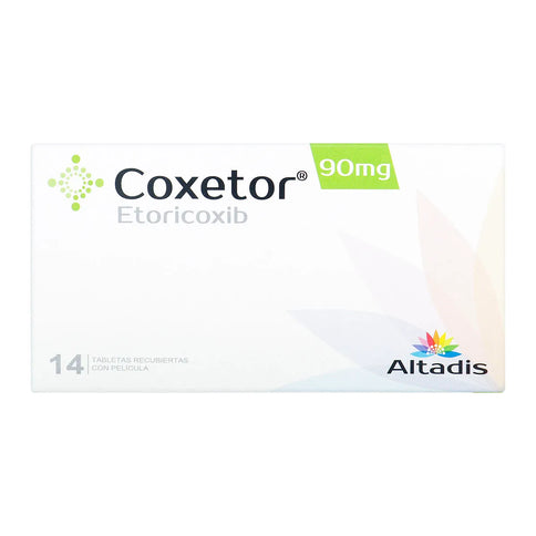 Coxetor 90 Mg 14 Tabletas