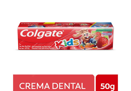 Crema Dental Colgate Gel Kids Fresa 50 Gr