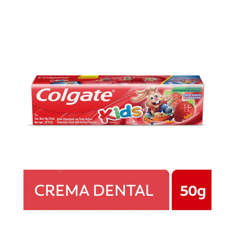 Crema Dental Colgate Gel Kids Fresa 50 Gr