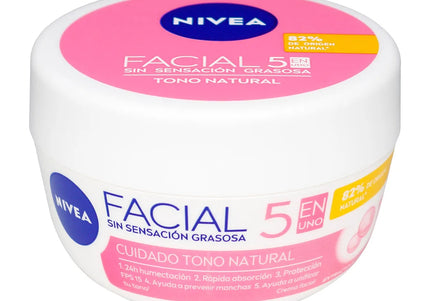 Crema Nivea Cuidado Facial Tono Natural 50 Ml