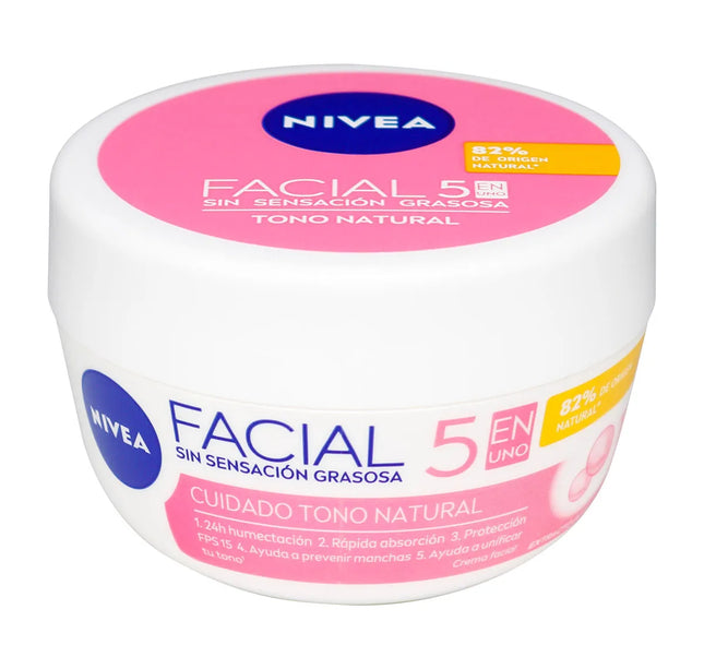 Crema Nivea Cuidado Facial Tono Natural 50 Ml